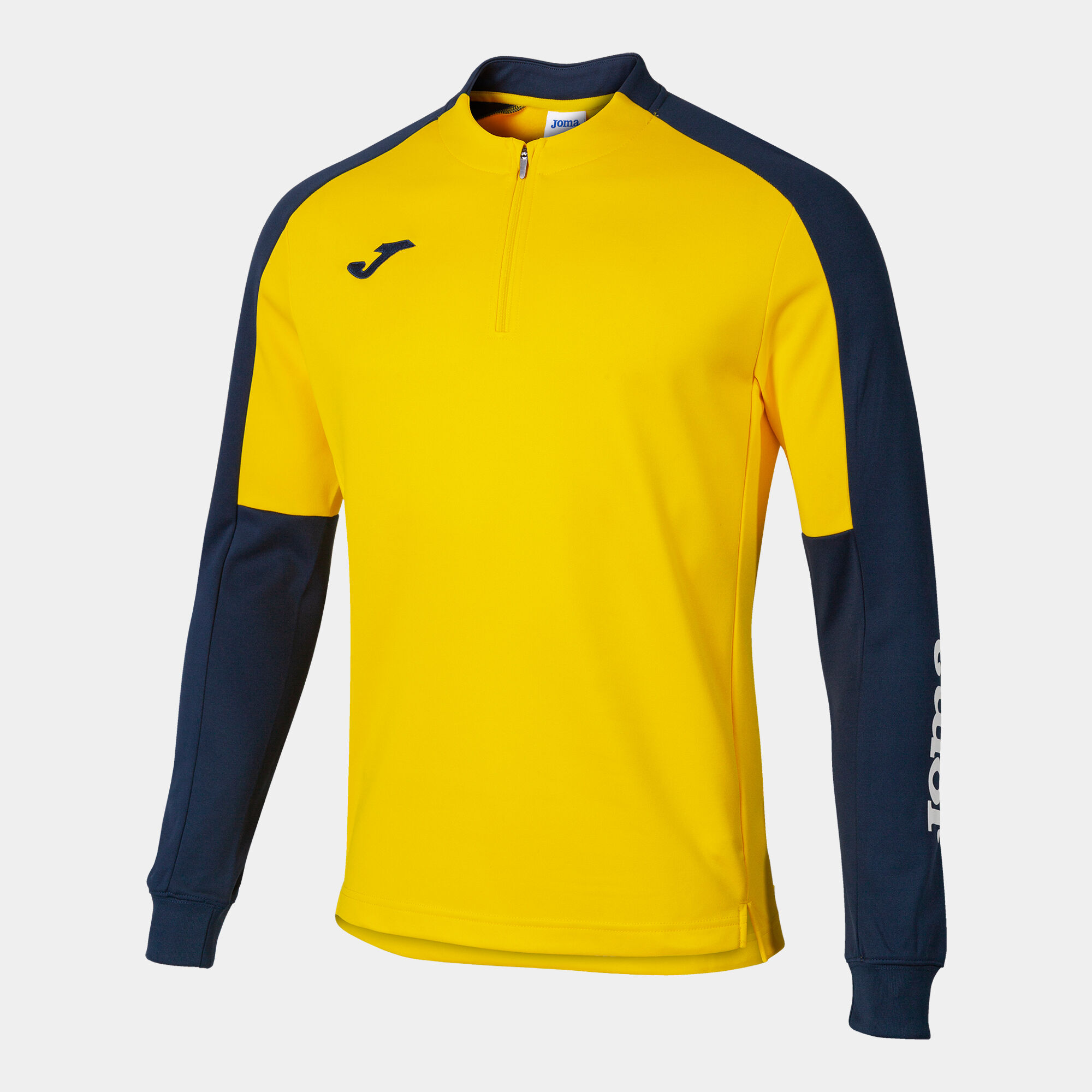Sweatshirt man Eco Championship yellow navy blue