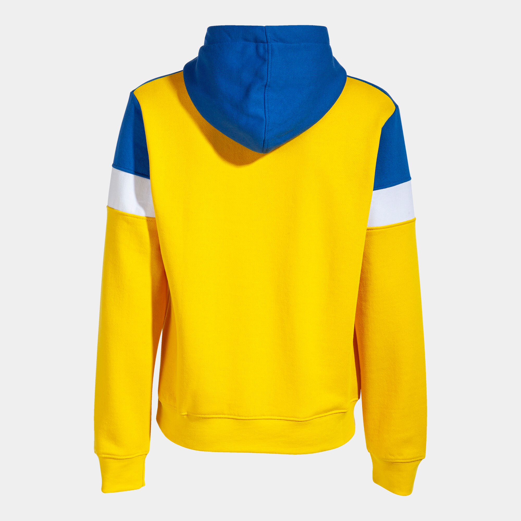 Hooded sweater woman Crew IV yellow royal blue