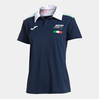 Polo manga corta 3ª equipación Federación Italiana Tenis Y Pádel mujer 25/26