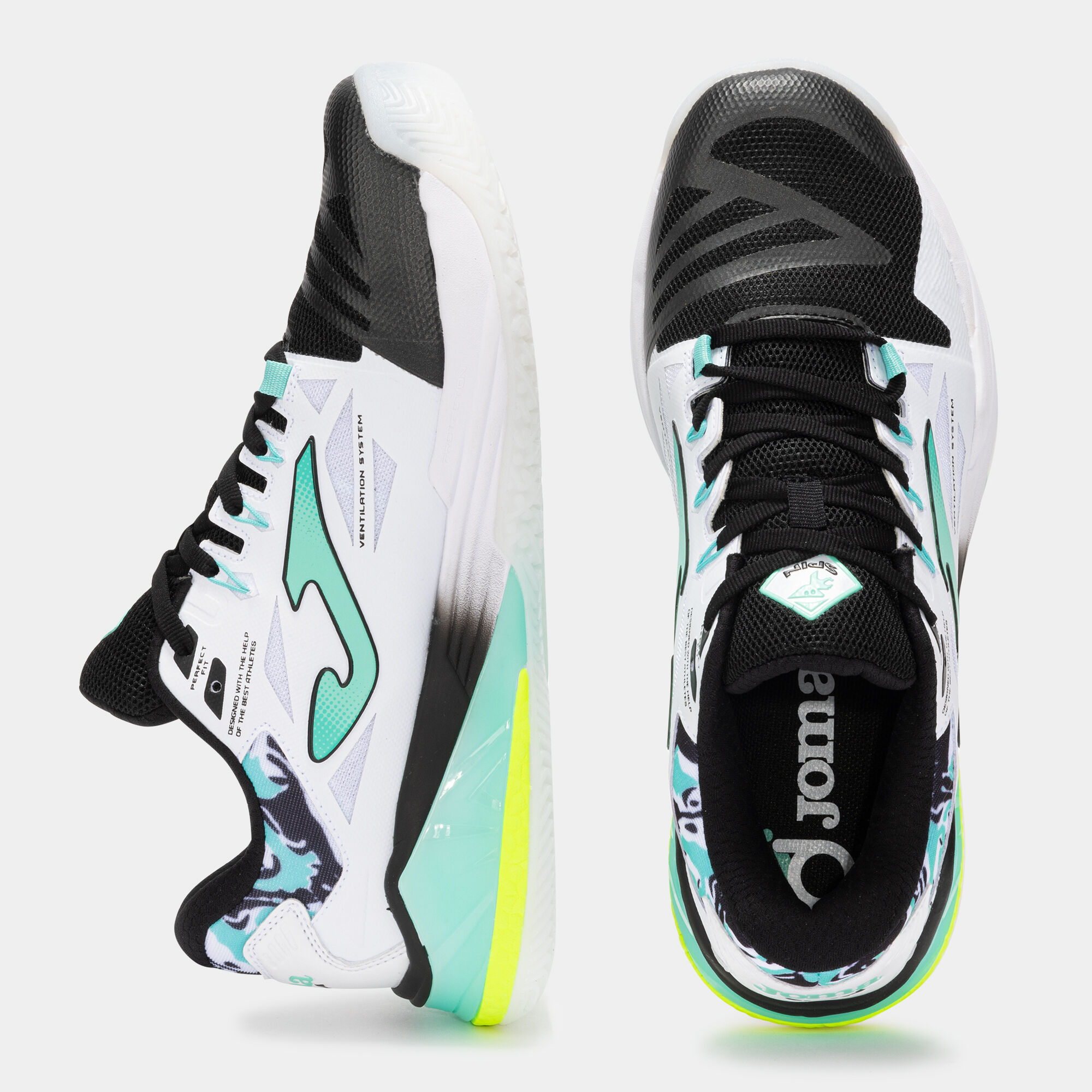 シューズ joma Shoes Spin Men 25 man white turquoise | JOMA®