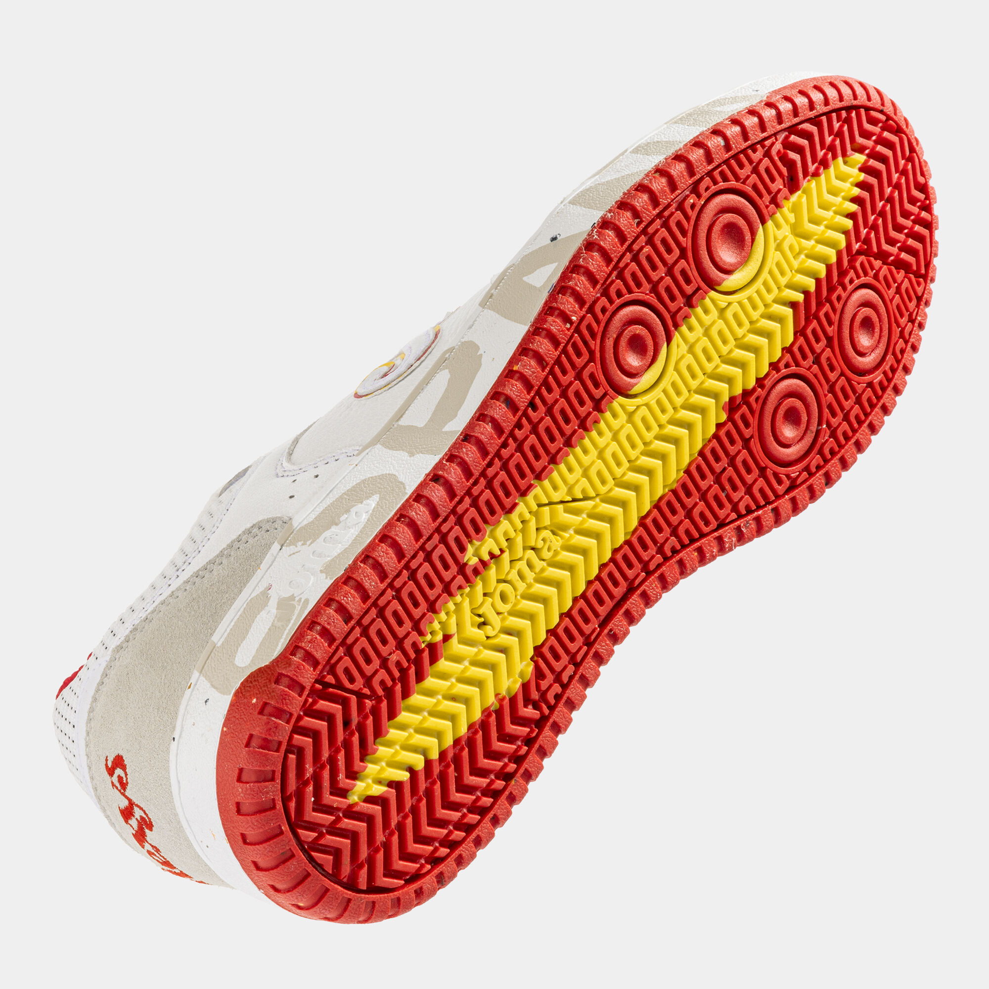 Casual shoes Flexys 24 Spanish Olympic Committee unisex white red JOMA