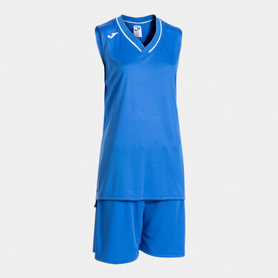 Zestaw kobiety Atlanta niebieski royal bialy