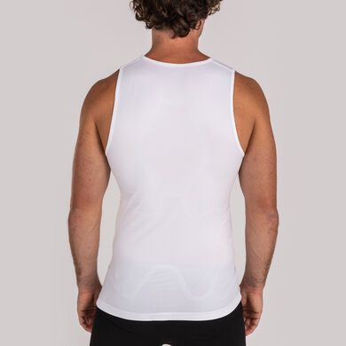 Sleeveless t-shirt man Brama white