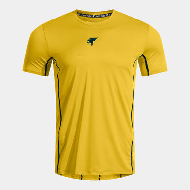 Maillot manches courtes homme Explorer iconic jaune