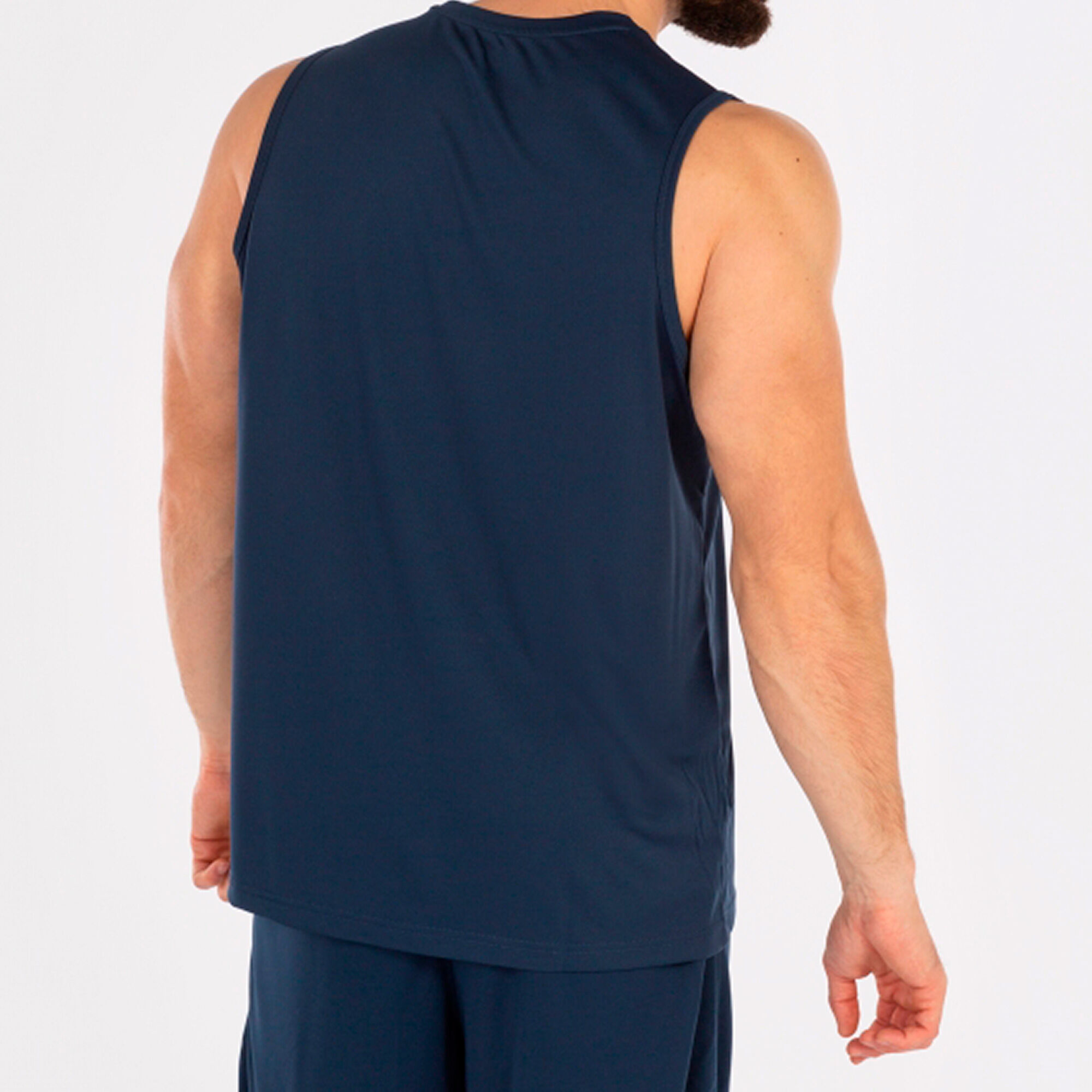 Camiseta sin mangas hombre Combi Basket marino