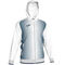 Veste à capuche homme Supernova blanc bleu marine