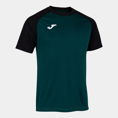 Camiseta manga corta hombre Teamwork verde negro