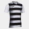 Shirt short sleeve man Europa V white black