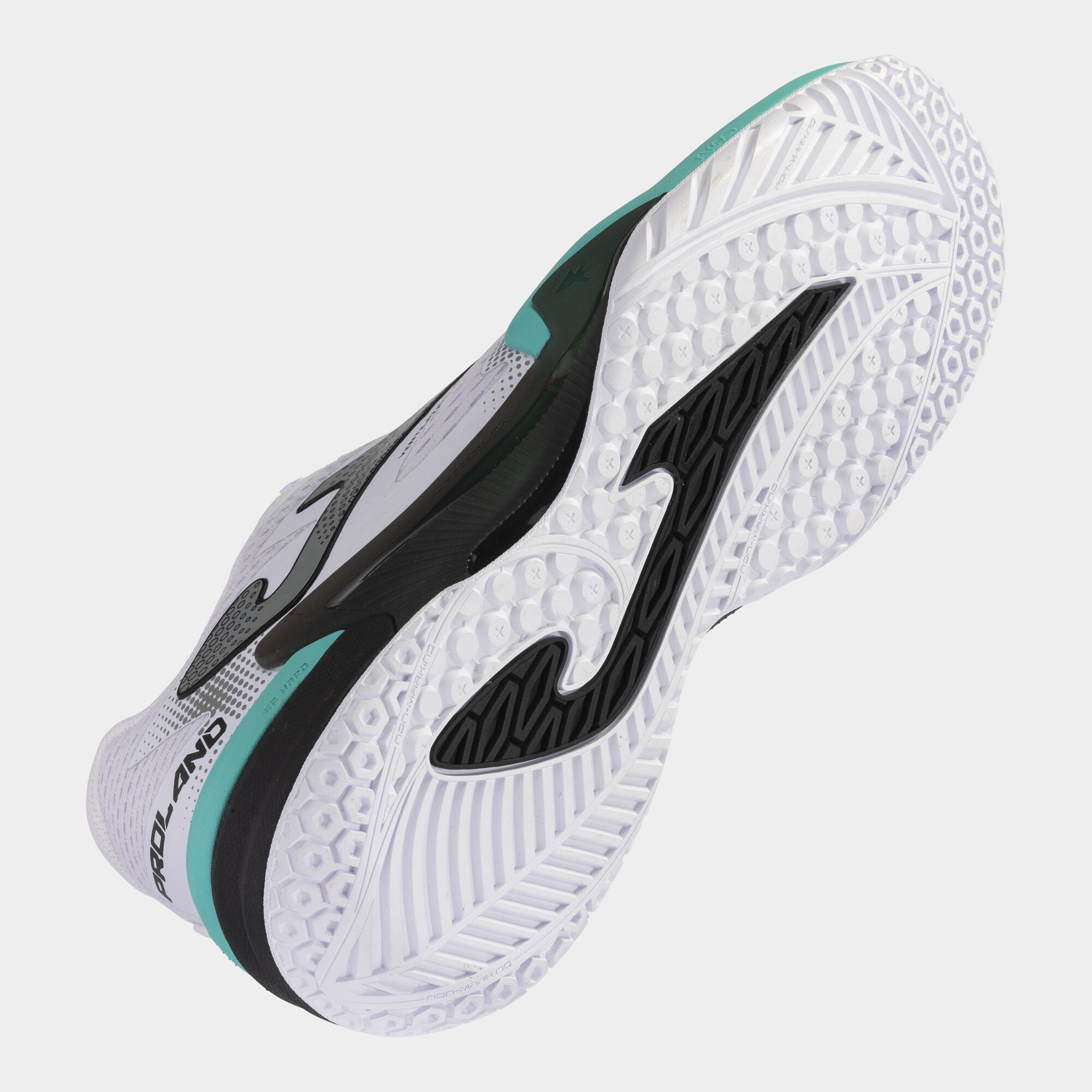 Hard court shoes white and black clearance