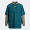 Sudadera con capucha unisex Mimetic azul gris medio
