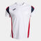 Shirt short sleeve man Montreal white red