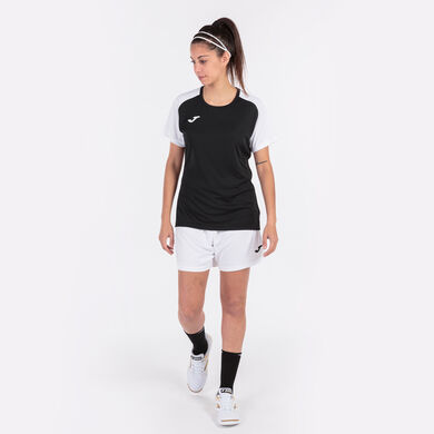 Camiseta manga corta mujer Academy IV negro blanco