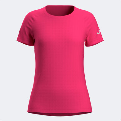 Shirt short sleeve woman R-Trail Nature fuchsia