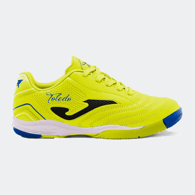 Chaussures futsal Toledo Jr 26 indoor junior jaune fluo