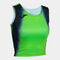 Top mujer Elite XI verde flúor marino