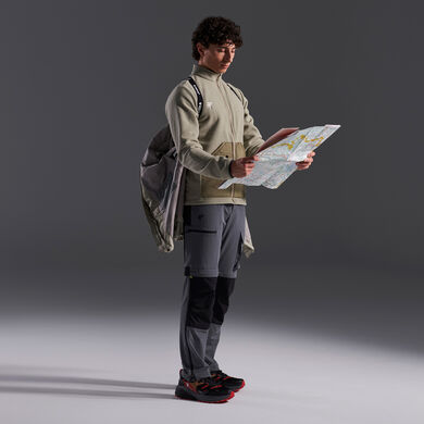 Cal&ccedil;a comprida homem Explorer antracite preto