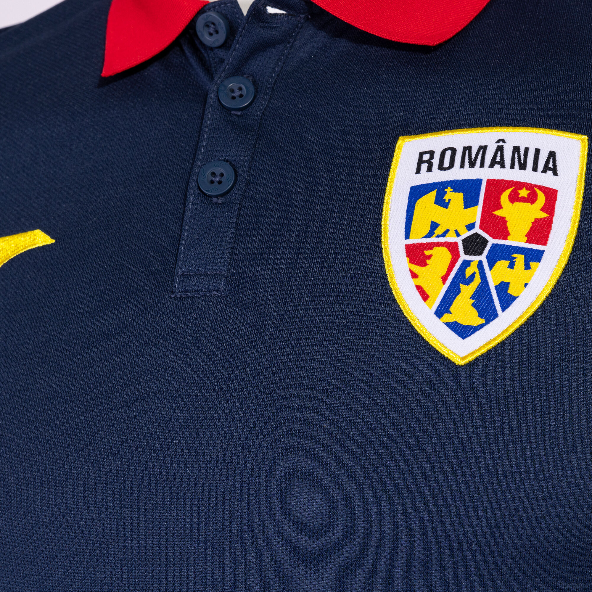 Polo manches courtes staff technique détente Fédération Roumaine De Football