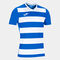 Maillot manches courtes homme Europa IV bleu roi blanc