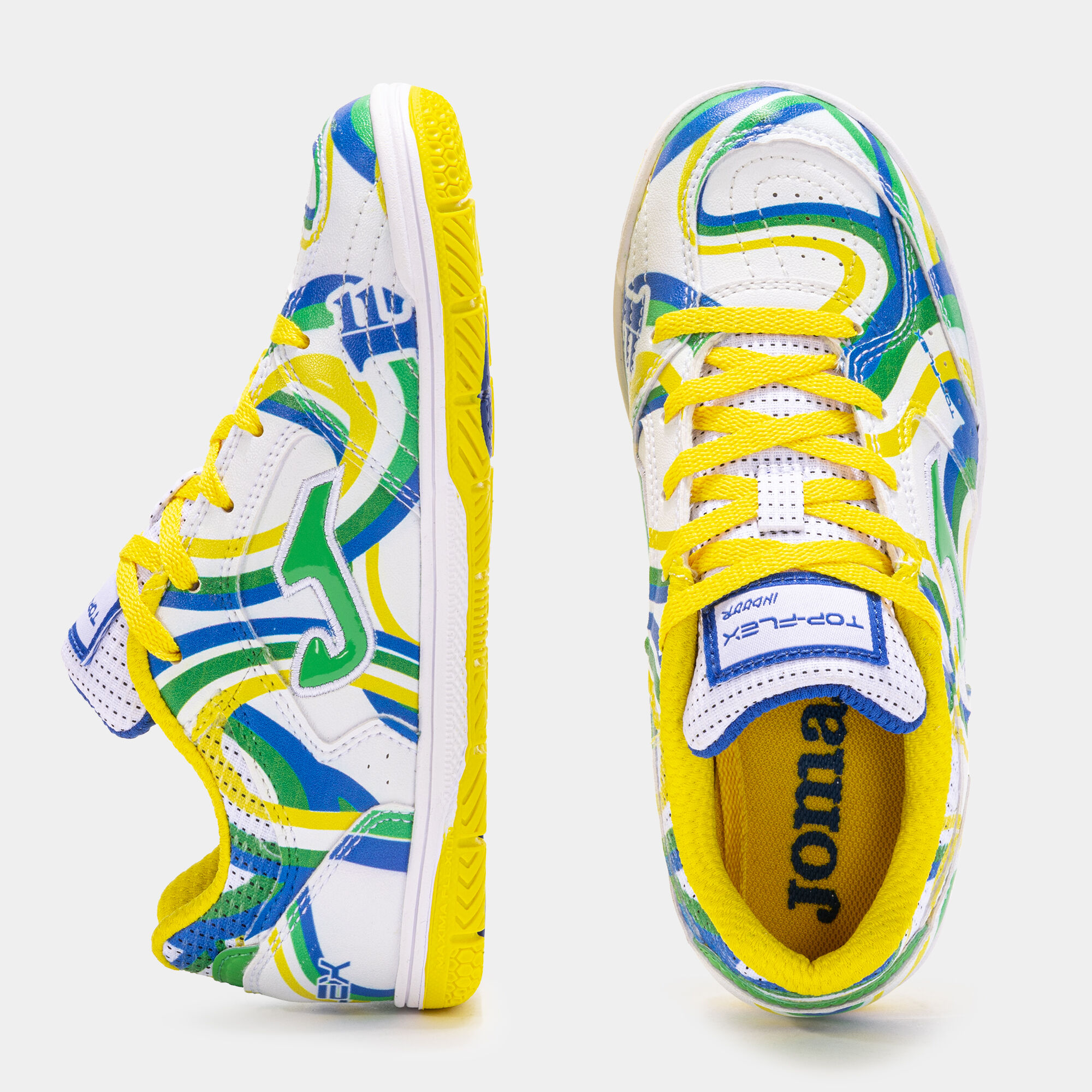 Futsal shoes Top Flex Jr 24 Ferrão indoor junior white
