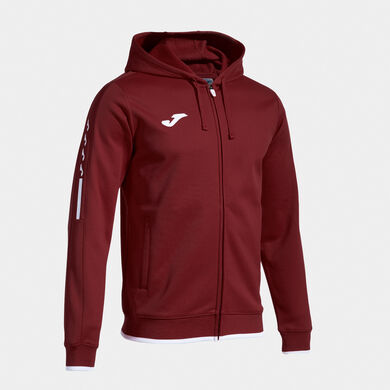 Hooded jacket man Olimpiada burgundy