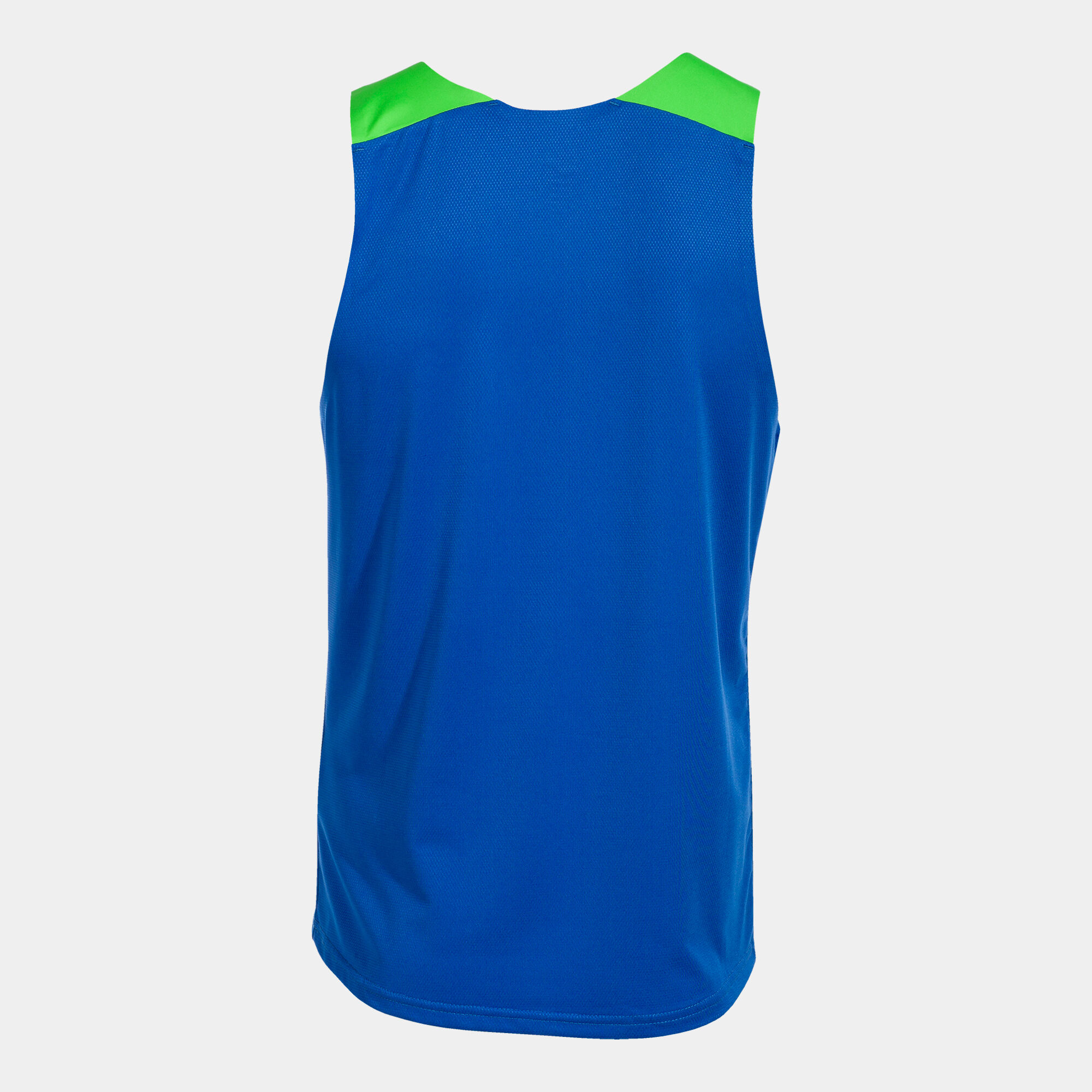 Sleeveless t-shirt man Elite X royal blue fluorescent green