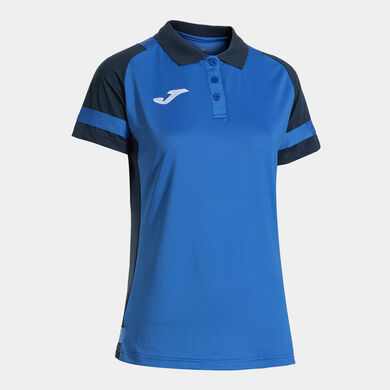 Polo shirt short-sleeve woman Lider royal blue navy blue