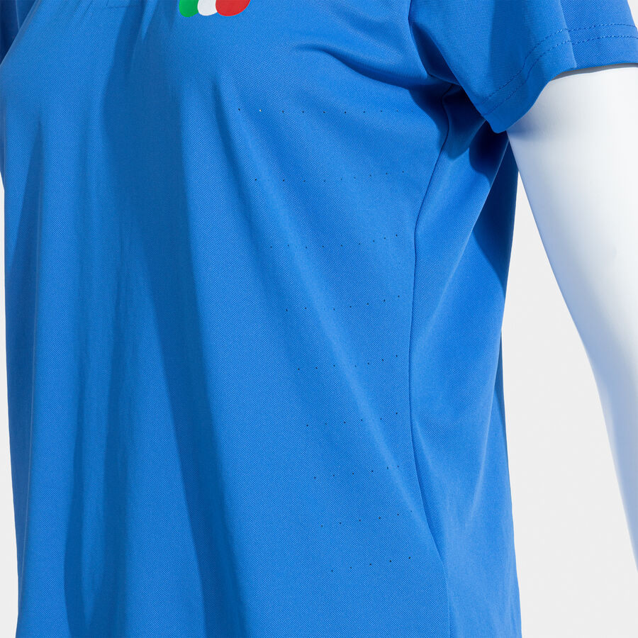 POLO MANGA CORTA MUJER COMP. OFI. FED. ITALIA TENIS Y PADEL