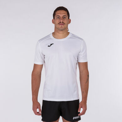 Shirt short sleeve man Strong white