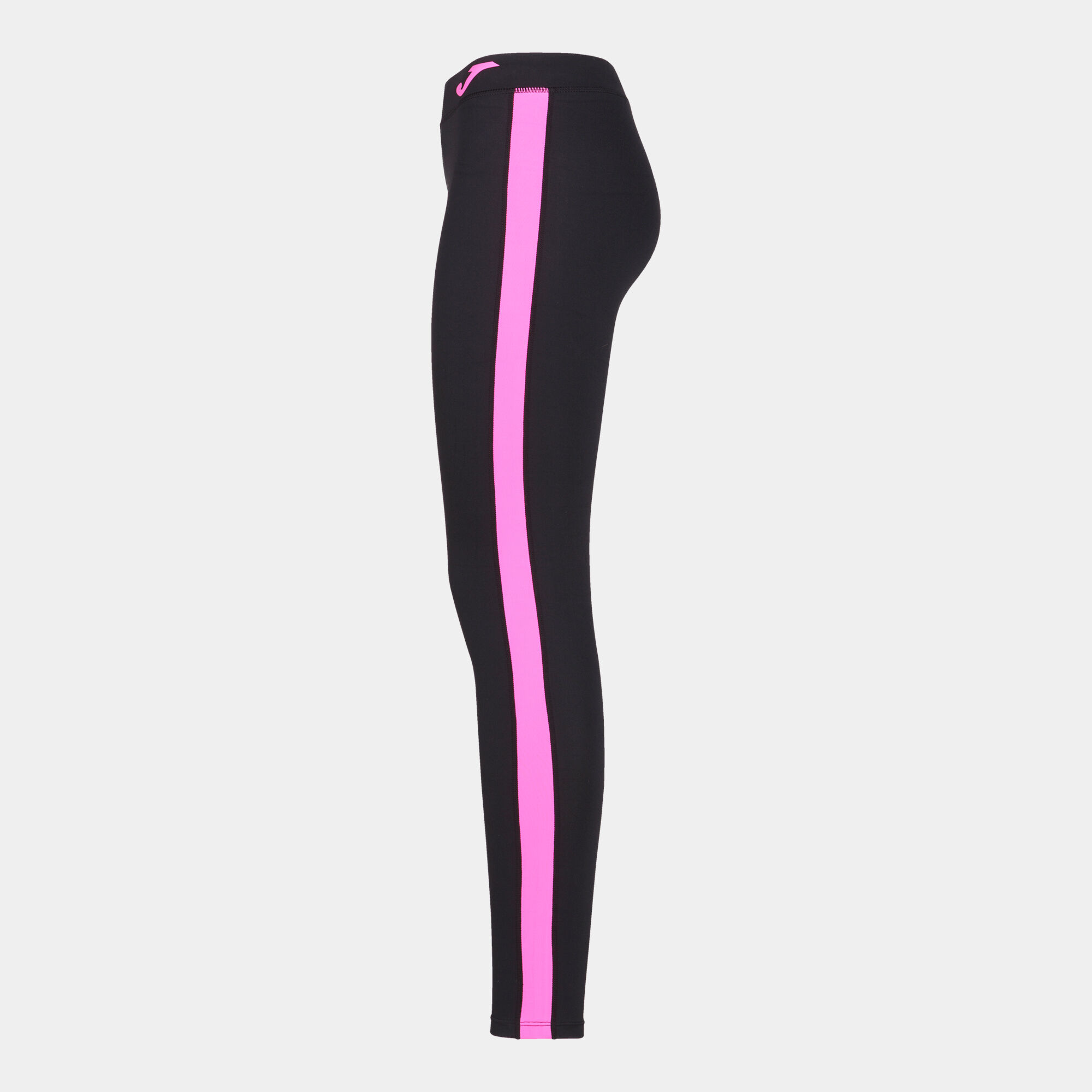 Long tights woman Ascona black fluorescent pink