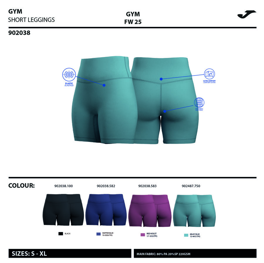 MALLAS CORTAS INDOOR GYM