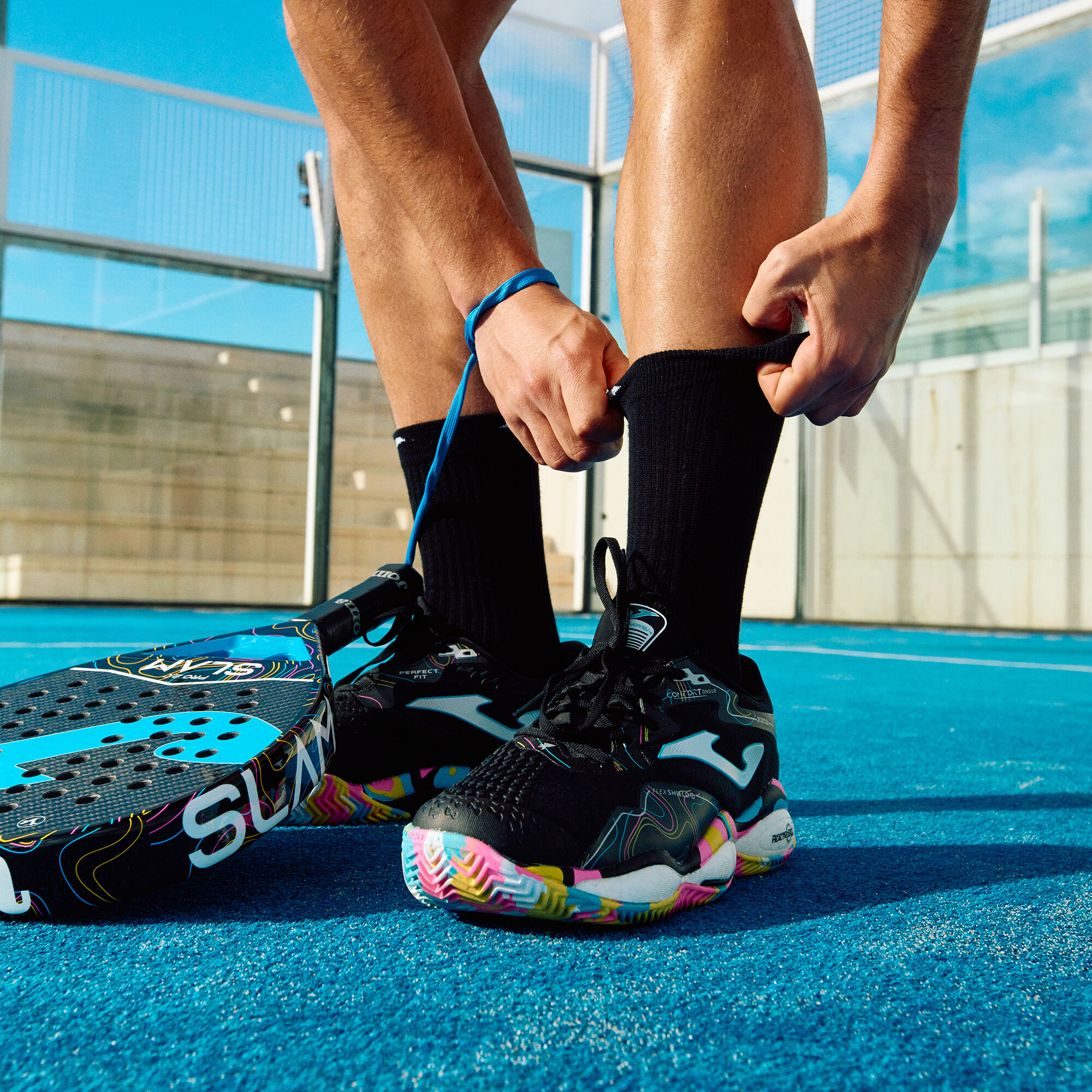 Shoes Smash 25 clay unisex black multi color | JOMA®