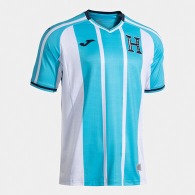 T-shirt manga curta equipamento secund&aacute;rio Federa&ccedil;&atilde;o Nacional De Futebol Das Honduras