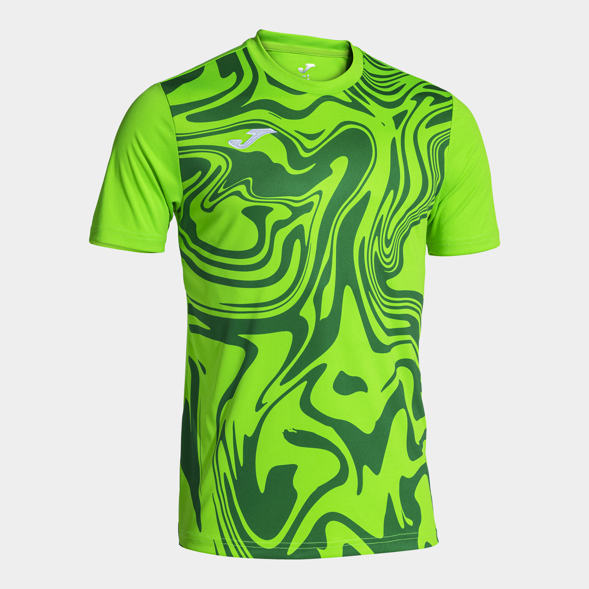 Shirt short sleeve man Lion II fluorescent green JOMA