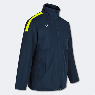 Anorak hombre Trivor marino amarillo flúor