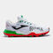 Scarpe Point 22 superficie dura uomo bianco rosso