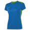 MAILLOT MANCHES COURTES FEMME CAMPUS II BLEU ROI VERT FLUO