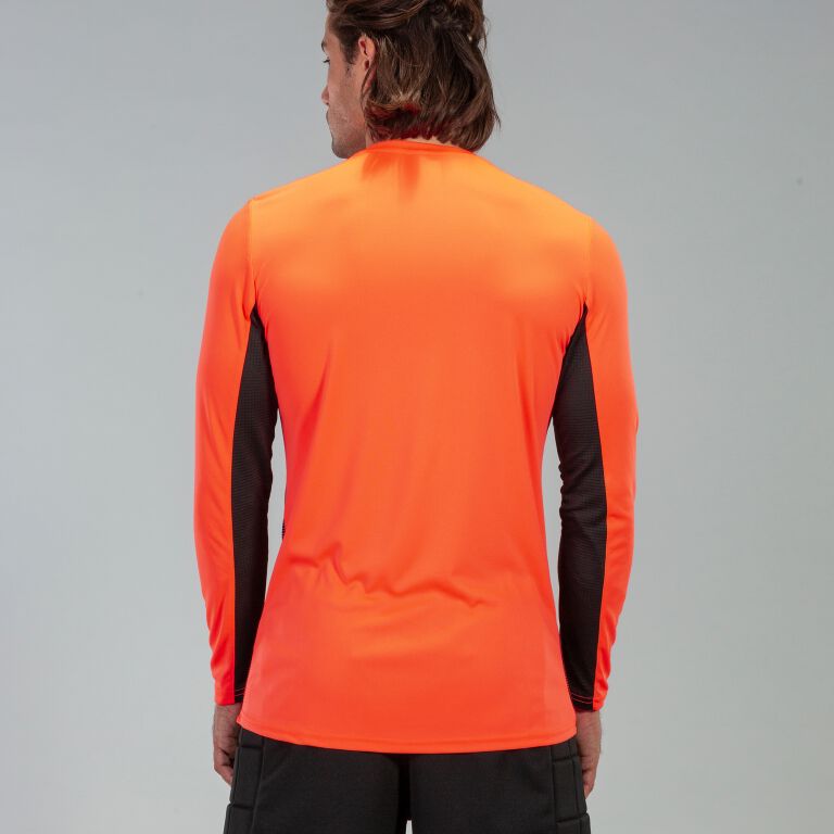 MAILLOT MANCHES LONGUES HOMME PORTERO DERBY IV CORAIL FLUO