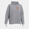 Hooded sweater woman Step gray