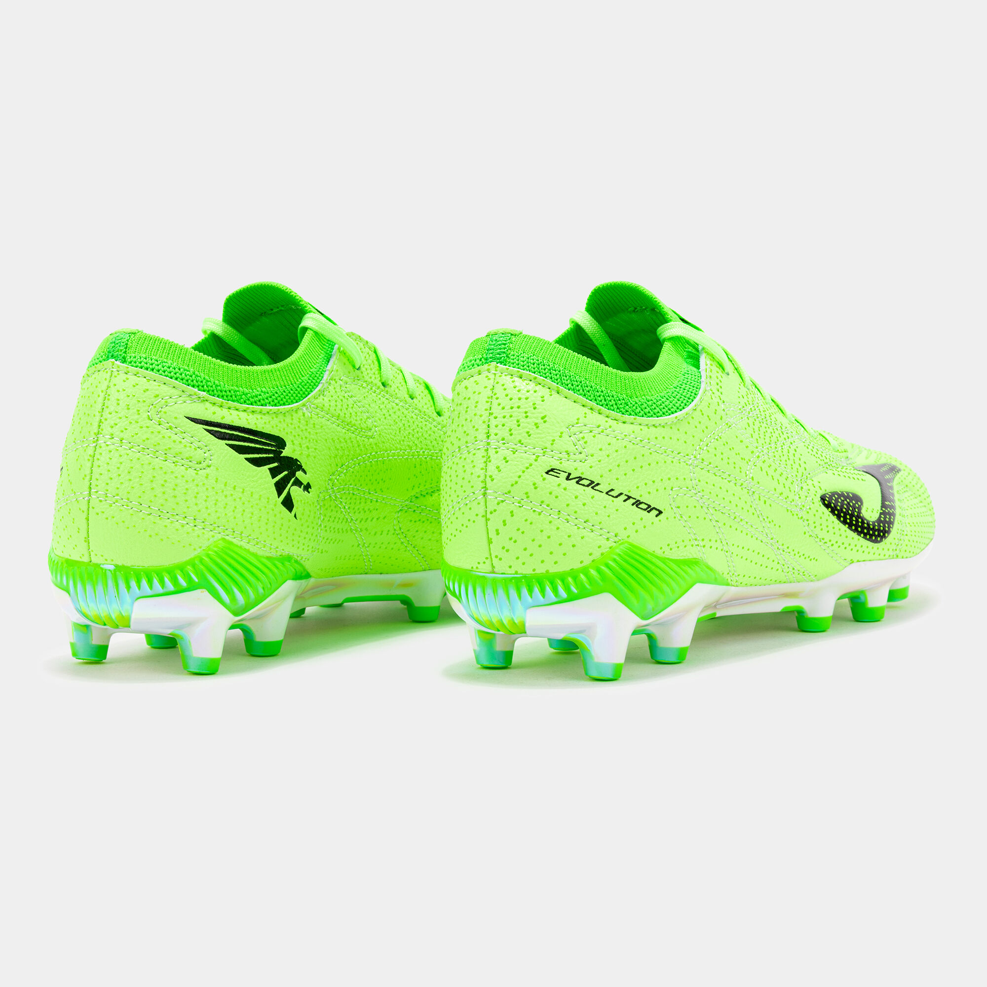 Football boots Evolution Top 25 firm ground FG fluorescent green