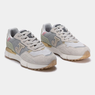Zapatillas casual C.1992 Lady 25 mujer beige gris