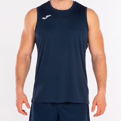 Sleeveless t-shirt man Combi Basket navy blue