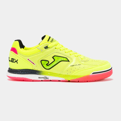 Sapatilhas futsal Top Flex Rebound 25 indoor amarelo fluorescente