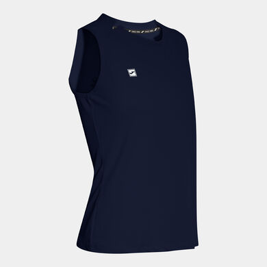 Sleeveless t-shirt woman Elite Club navy blue