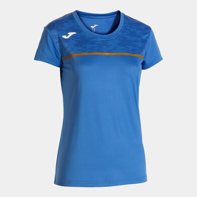 Shirt short sleeve woman Record III royal blue