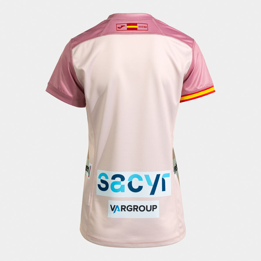 CAMISETA MANGA CORTA MUJER COMP. OFI. FED. BALONMANO ESPA&Ntilde;A