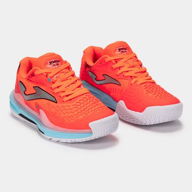 Sportschuhe Ace Lady 24 hartplatz frau korallenrot türkis