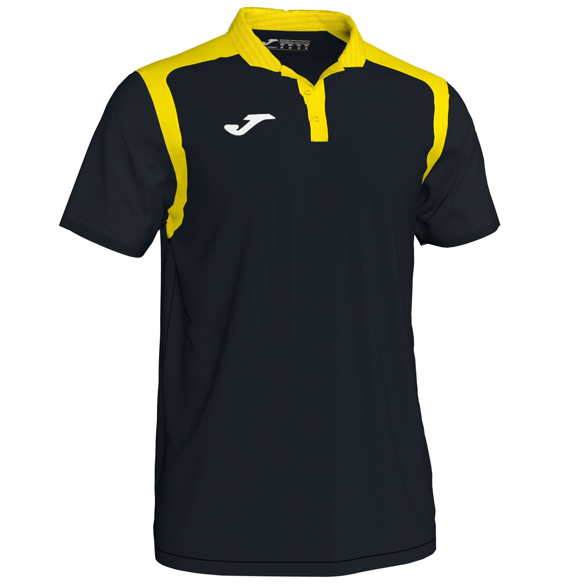 Black yellow polo sales