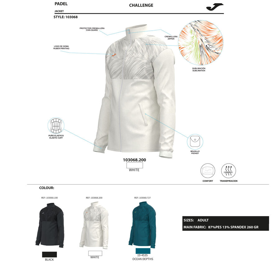 CHAQUETA CHALLENGE