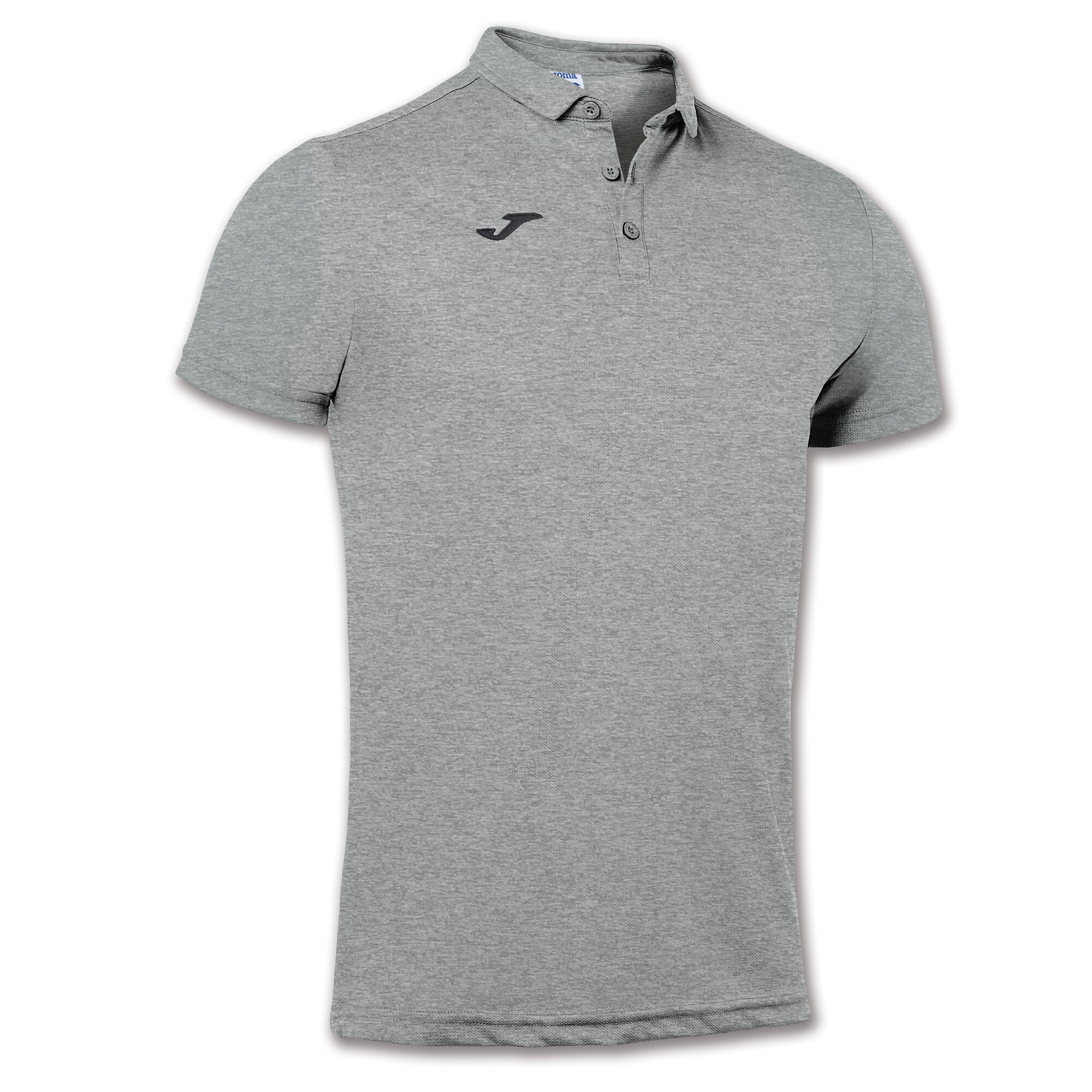 POLO MANCHES COURTES HOMME HOBBY GRIS MELANGE
