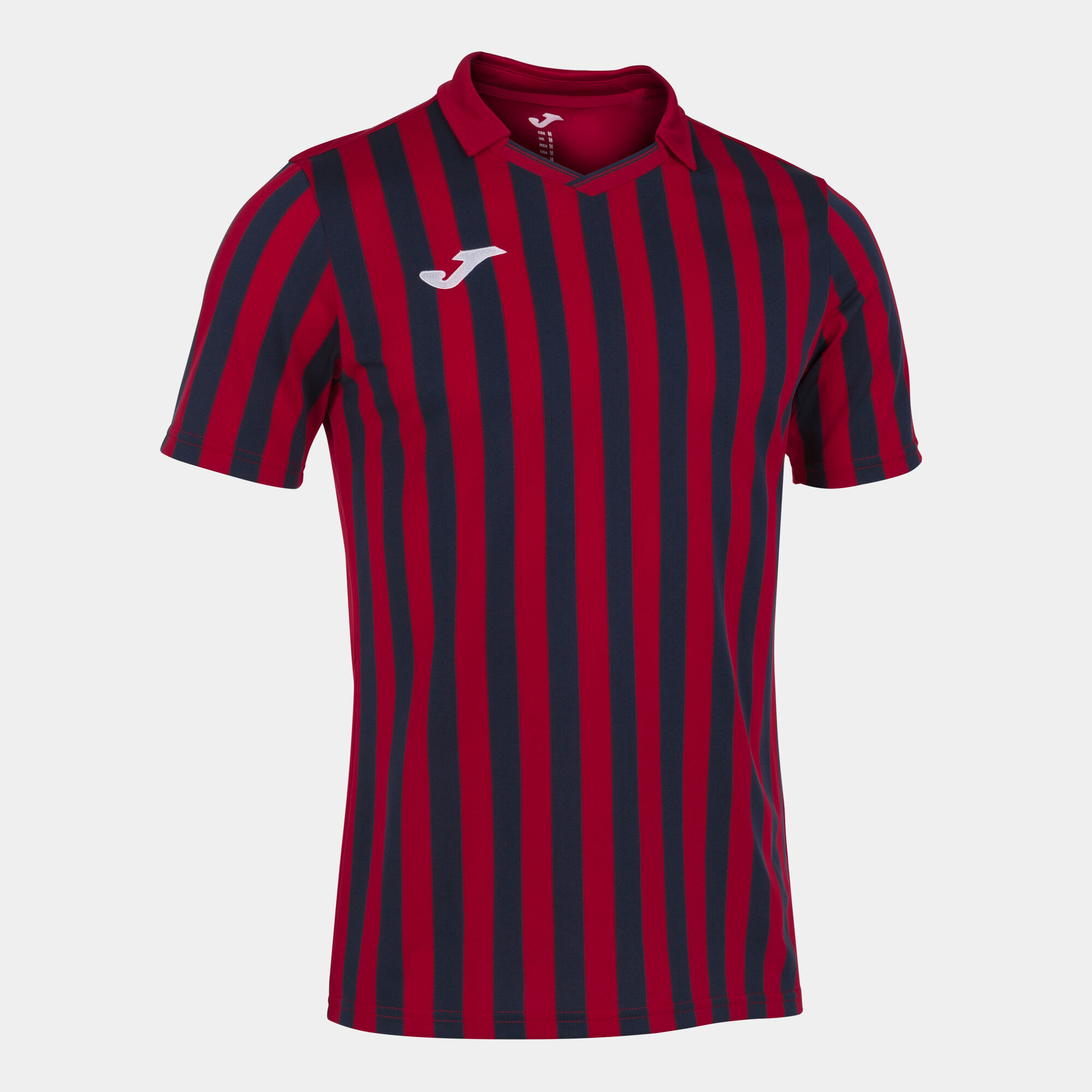 T-shirt manga curta homem Copa II vermelho azul marinho